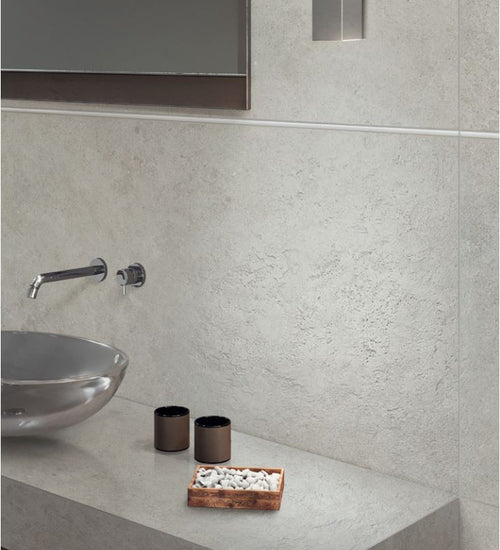 Vloertegel Arpa Limestone Grijs mat