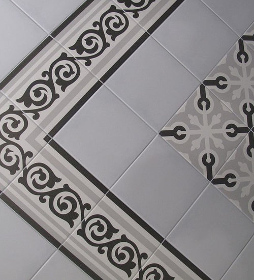 Vloertegel Vives 1900 20x20 cm Gibert - 2 Gris