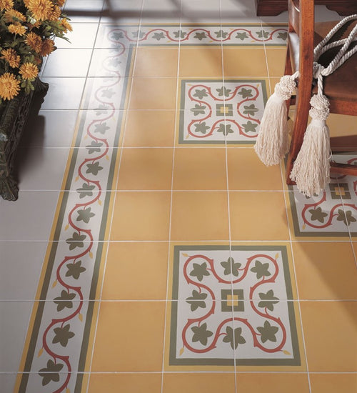 Vloertegel Vives 1900 20x20 cm Marfil