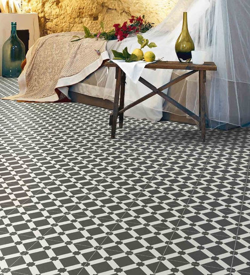 Vloertegel Vives 1900 20x20 cm Palau Celeste