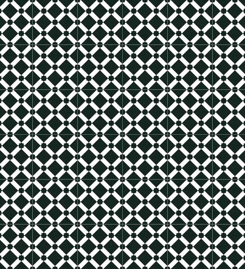 Vloertegel Vives 1900 20x20 cm Palau Grafito