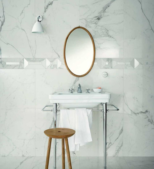 Vloertegel Marazzi italie Grandemarble Wit glans