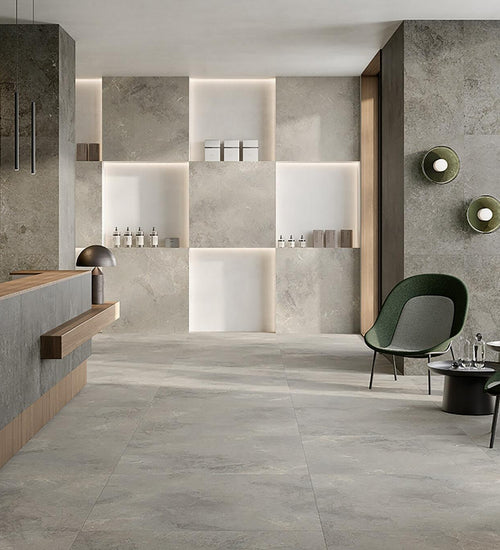 Vloertegel Rak Baltico Grijs mat