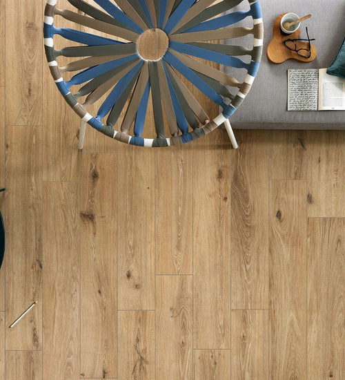 Vloertegel Novabell Eiche Beige mat