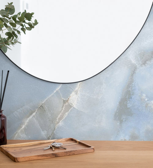 Sampletegel Geo tiles Oni Blauw glans