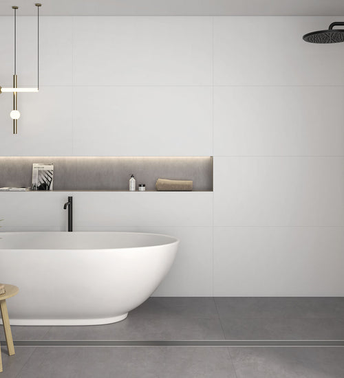 Wandtegel Geo tiles Borneo Bruin mat 40x120 cm