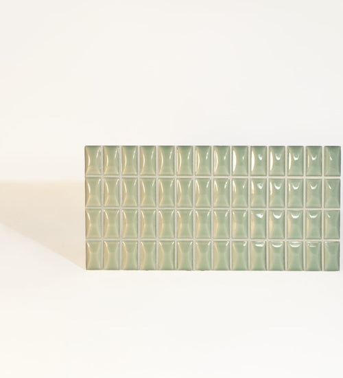 Wandtegel Wow  3D Bars Bevel Jade Gloss 12,5x25 cm