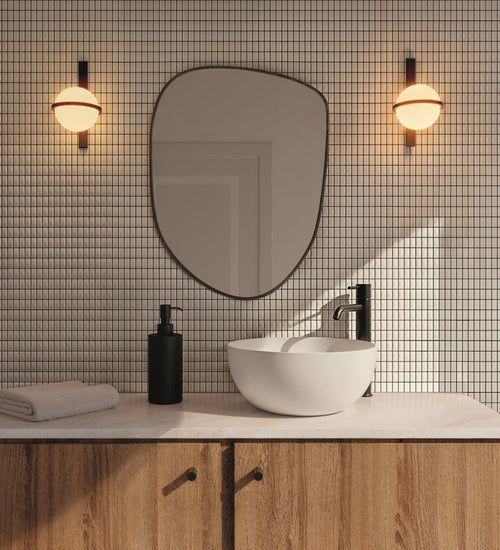 Wandtegel Wow  3D Bars Bevel Quartz Matt 12,5x25 cm