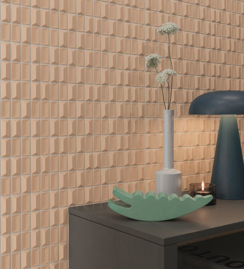 Wandtegel Wow  3D Bars Diamond Onix Gloss 12,5x25 cm
