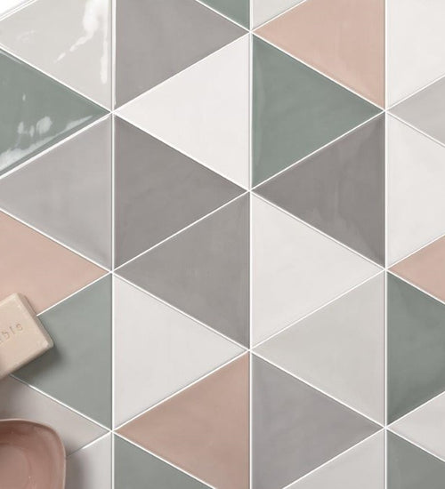 Wandtegel Quintessenza 3Lati Acquamarina Lucido 13,2x11,4 cm
