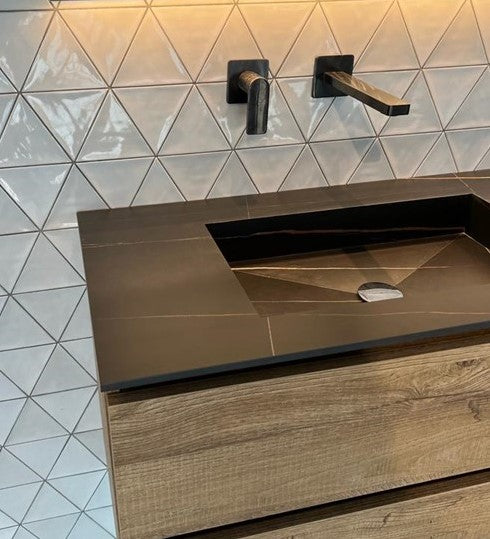 Sampletegel Quintessenza 3Lati Grigio Medio Lucido