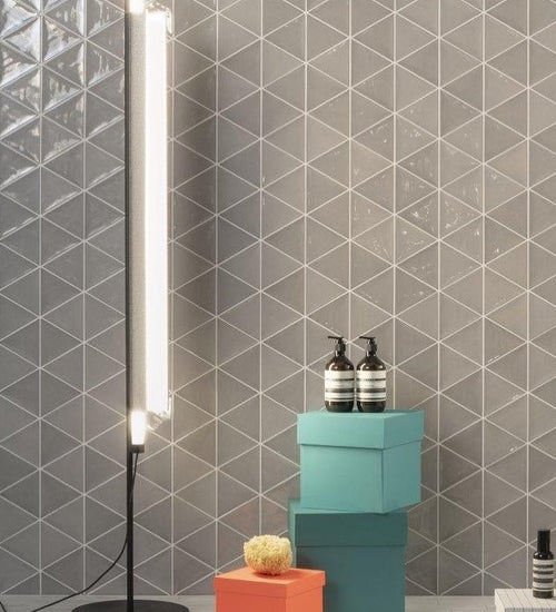 Sampletegel Quintessenza 3Lati Grigio Medio Lucido