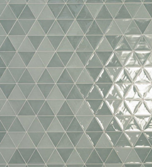 Wandtegel Quintessenza 3Lati Riflessi Acciaio 13,2x11,4 cm