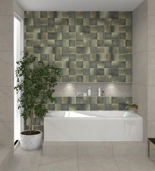 Decoratietegel Villeroy & boch Urban jungle Groen mat 30x60 cm