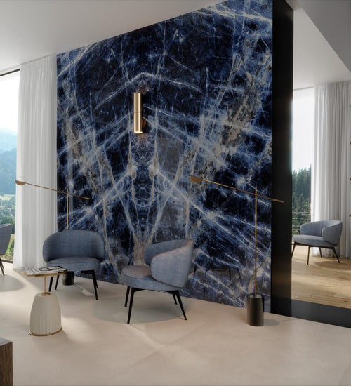 Vloertegel Marazzi italie Grandemarble Blauw glans