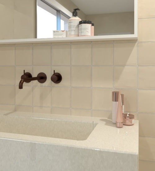 Wandtegel Sottocer Sense Beige mat