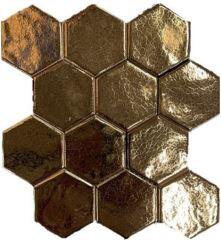 Wandtegel Grandeur Hexagonale Goud mat
