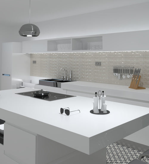 Decoratietegel Del conca Frammenti Multicolor mat 20x20 cm