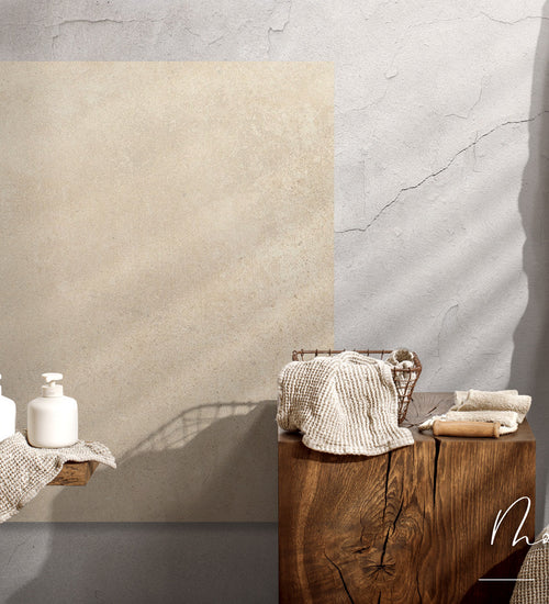 Vloertegel Rak Surface Beige mat