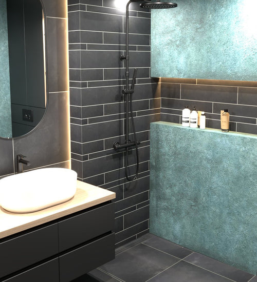 Vloertegel Rak Surface Antraciet mat