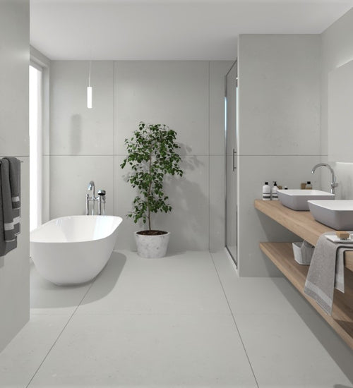 Vloertegel Pastorelli Biophilic Wit mat