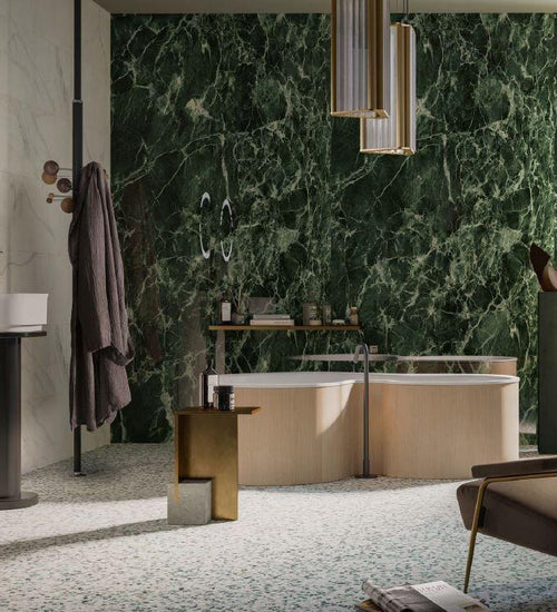 Vloertegel Marazzi italie Grandemarble Groen glans