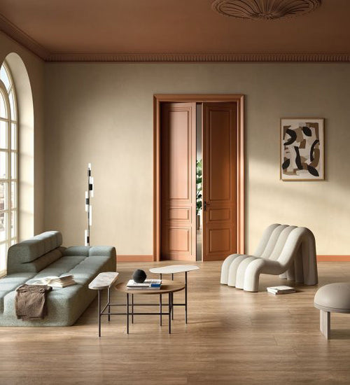 Sampletegel Del conca Native Bruin mat