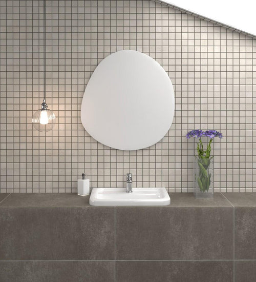 Mozaiektegel Villeroy & boch Spotlight Wit mat 5x5 cm