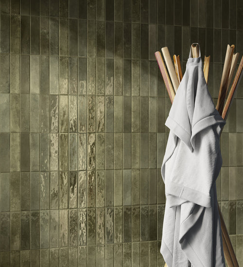 Sampletegel Rak Portofino Groen glans