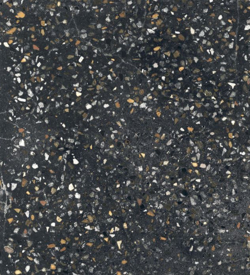 Vloertegel Sphinx Terrazzo Zwart mat