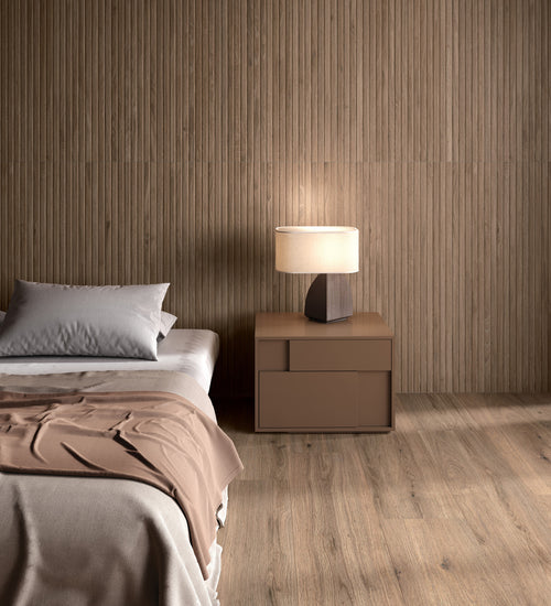 Sampletegel Rak Sapien wood Bruin mat