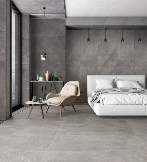 Vloertegel Logiker Walk Grijs mat