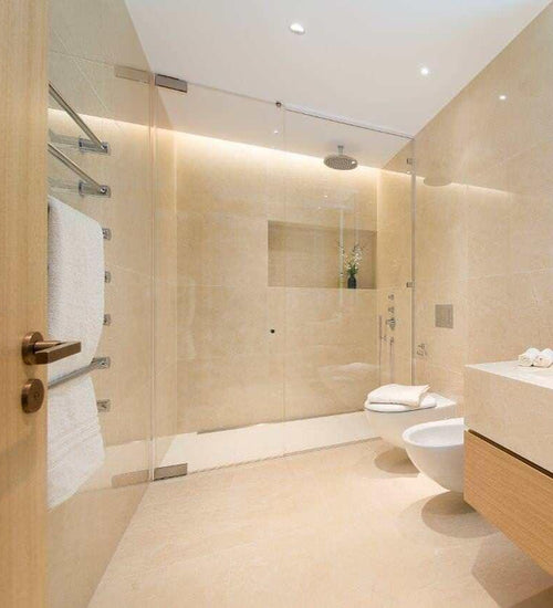 Vloertegel Marazzi italie Grandemarble Creme mat 120x120 cm