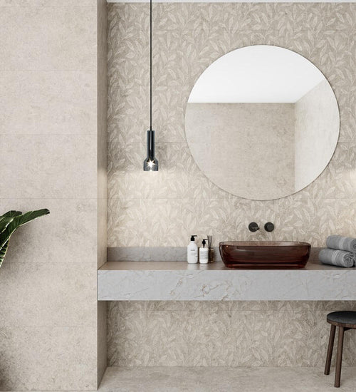 Wandtegel Saloni Cavallina Wit mat 40x120 cm