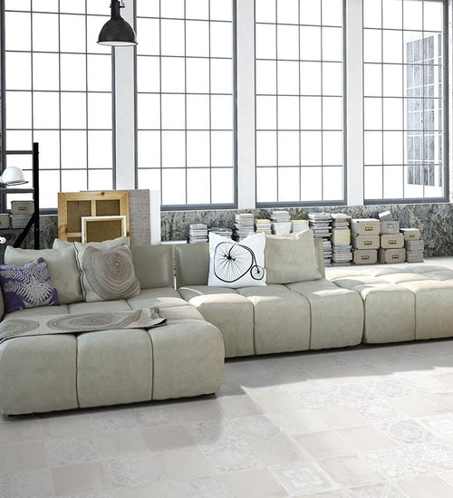 Vloertegel Sottocer Shadow Ivoor mat