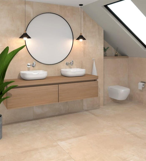 Vloertegel Fondovalle Portland Beige mat