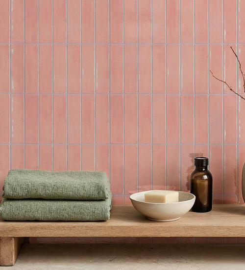 Wandtegel Grandeur Gerona Rose glans