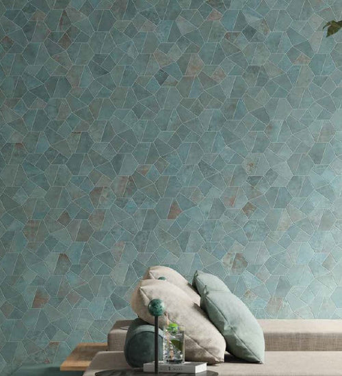 Decoratietegel Century Blend Turqoise mat 20x30 cm