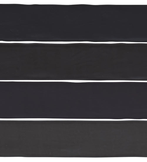 Wandtegel Sottocer Sense Zwart mat