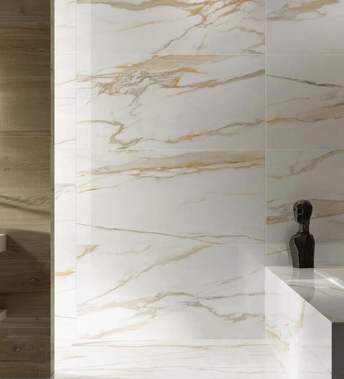 Vloertegel Villeroy & boch Marble selection Wit mat 60x120 cm