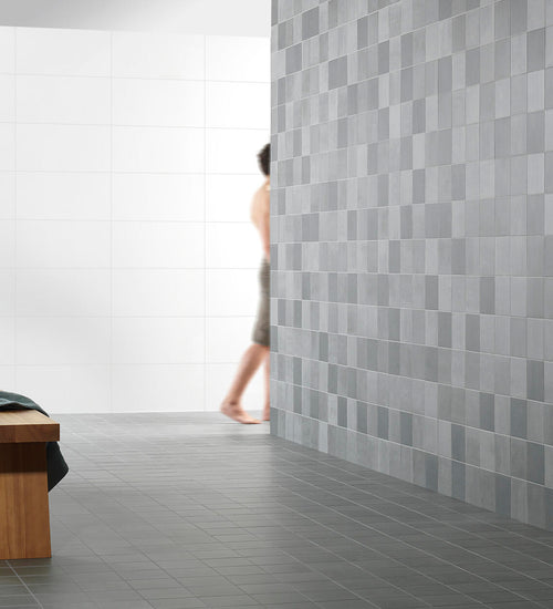 Vloertegel Mosa Scenes Grijs mat 15x15 cm