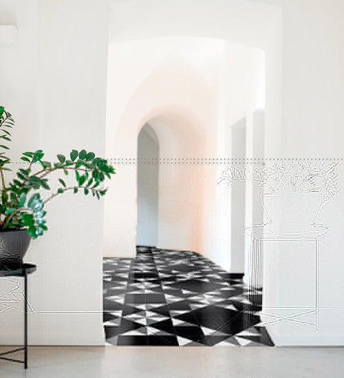 Vloertegel Sottocer Matrix Multicolor mat 20x20 cm