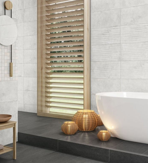 Wandtegel Kerateam Gaia Grijs mat 30x60 cm