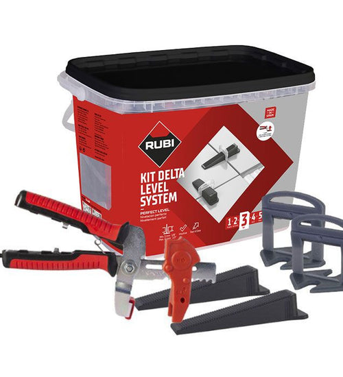 Rubi Deltalevel X 400st clip 1.0mm 3-12mm  rub 1e