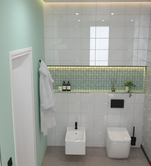 Wandtegel Rako Colorone Wit glans