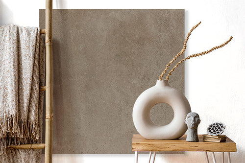 Vloertegel Rak Surface Bruin mat