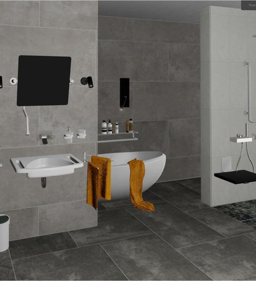 Vloertegel Villeroy & boch Atlanta Grijs mat