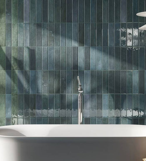 Wandtegel Rak Portofino Blauw glans 6x26 cm