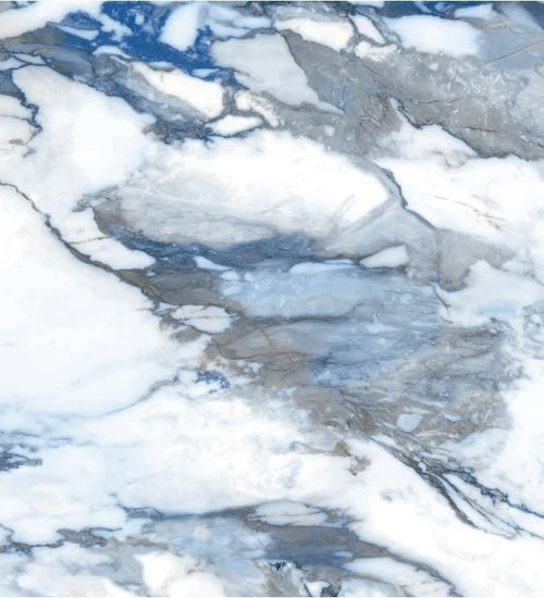 Vloertegel Geo tiles Crash Blauw glans