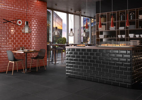 Vloertegel Villeroy & boch X-plane Zwart mat